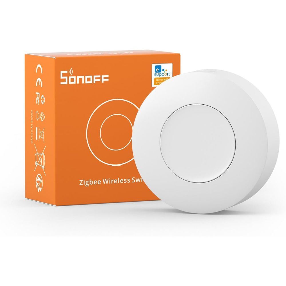 Botón Inteligente Inalámbrico Sonoff Zigbee Snzb-01p Blanco Wifi Alexa