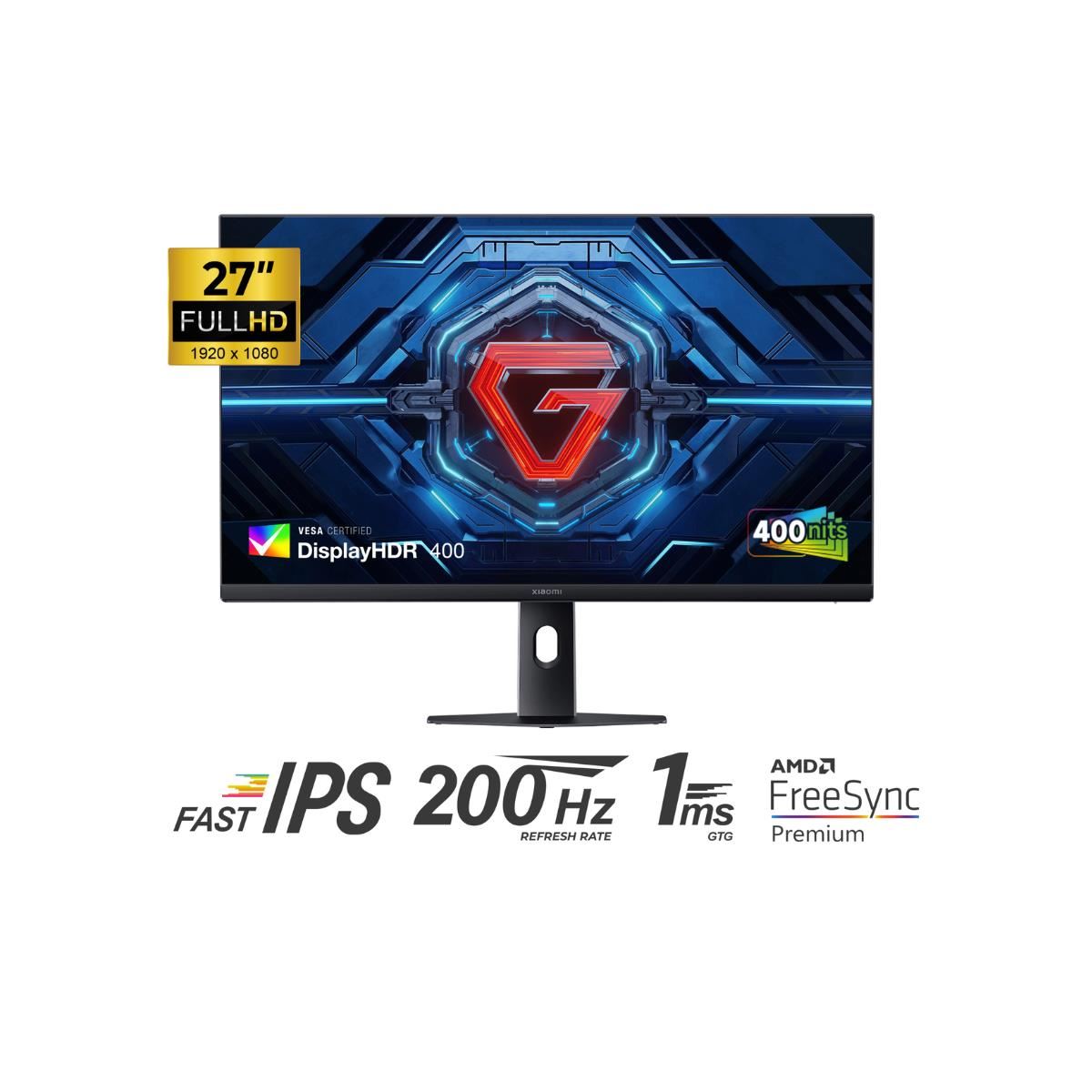 MONITOR XIAOMI GAMING G27i EDICION 2026 27" FHD 200HZ 1MS/FREESYNC PREMIUM
