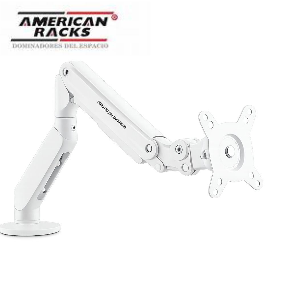 Soporte de escritorio American Racks AMMO1732BE Compatibles con pantallas 17" y 32" Blanco