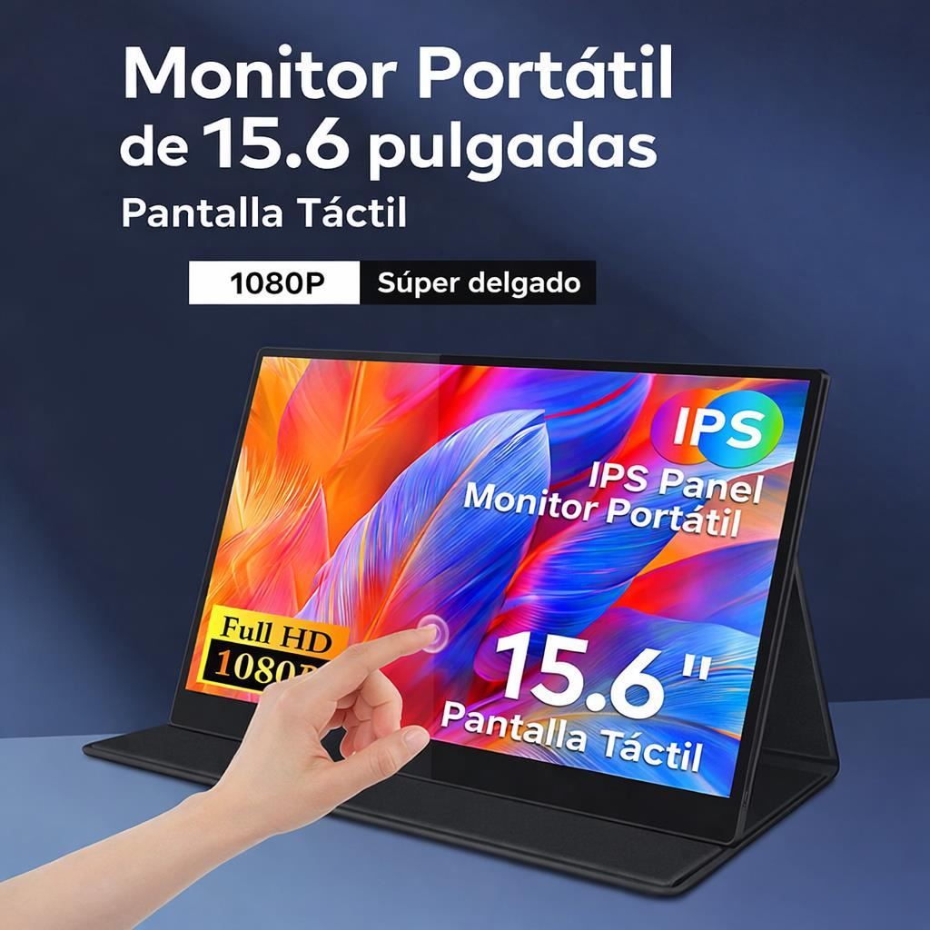 Monitor Touch portátil 15.6"