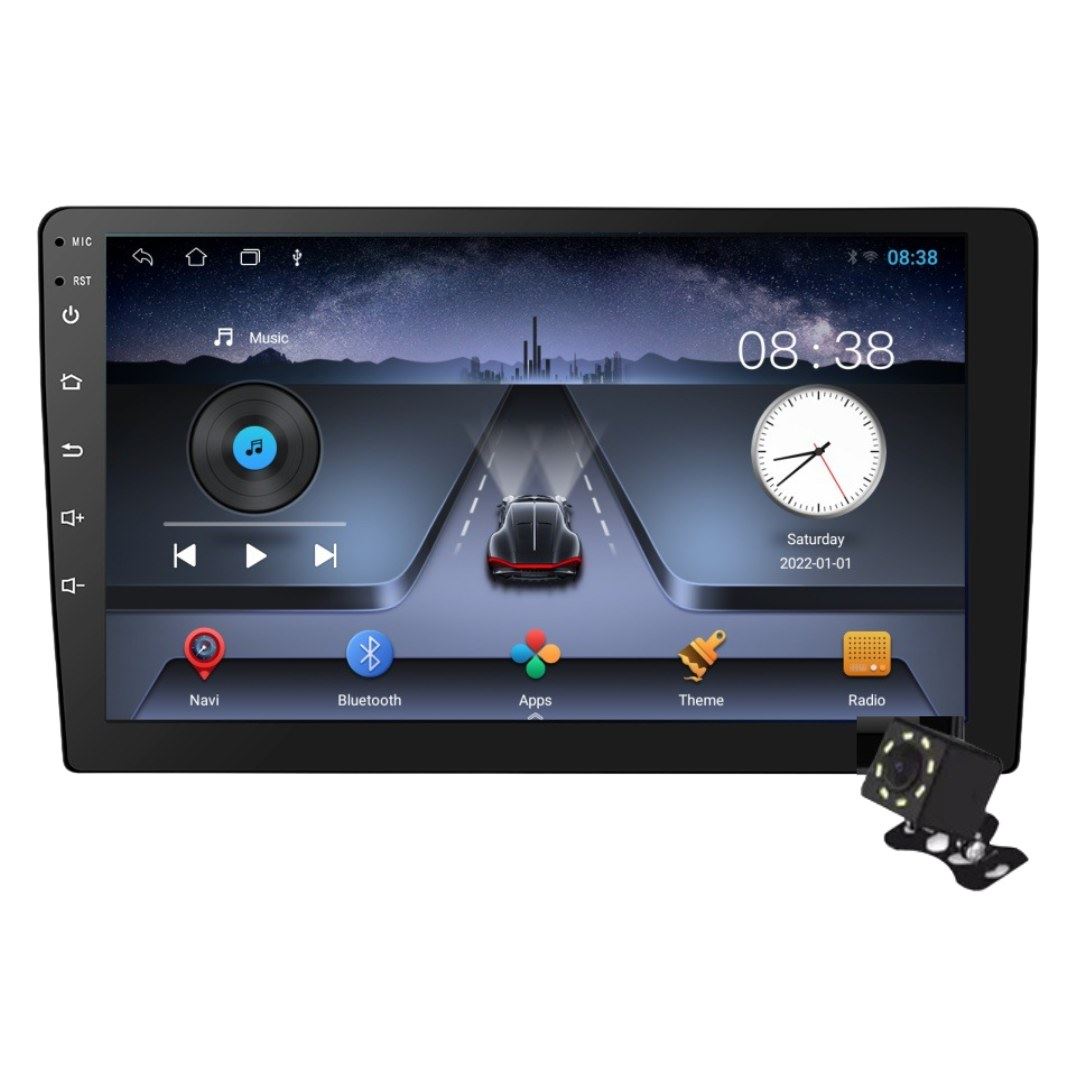 Pantalla Android 9"  Auto 2+32GB GPS WiFi Bluetooth y Cámara