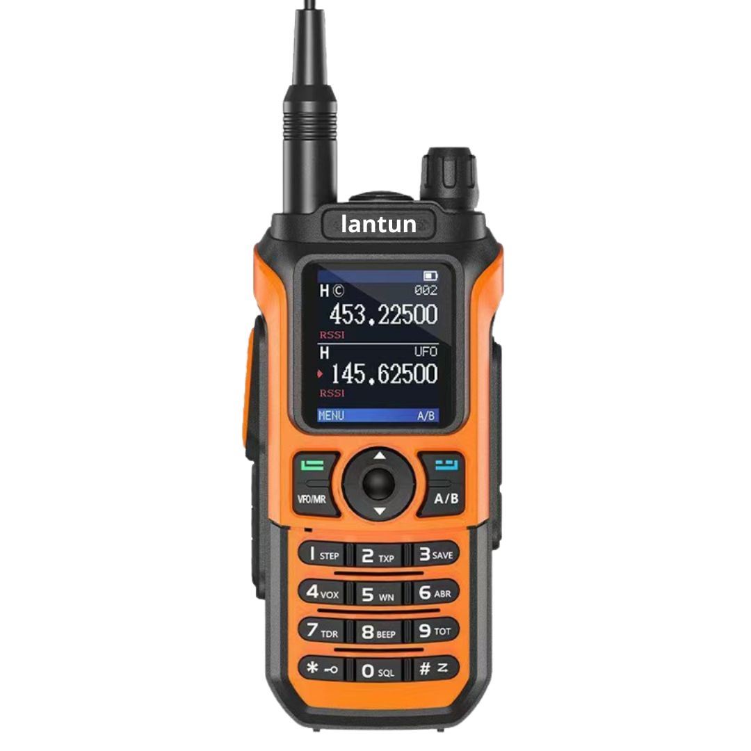 Walkie Talkie Profesional 15Km VHF UHF con 999 Canales y Linterna LED