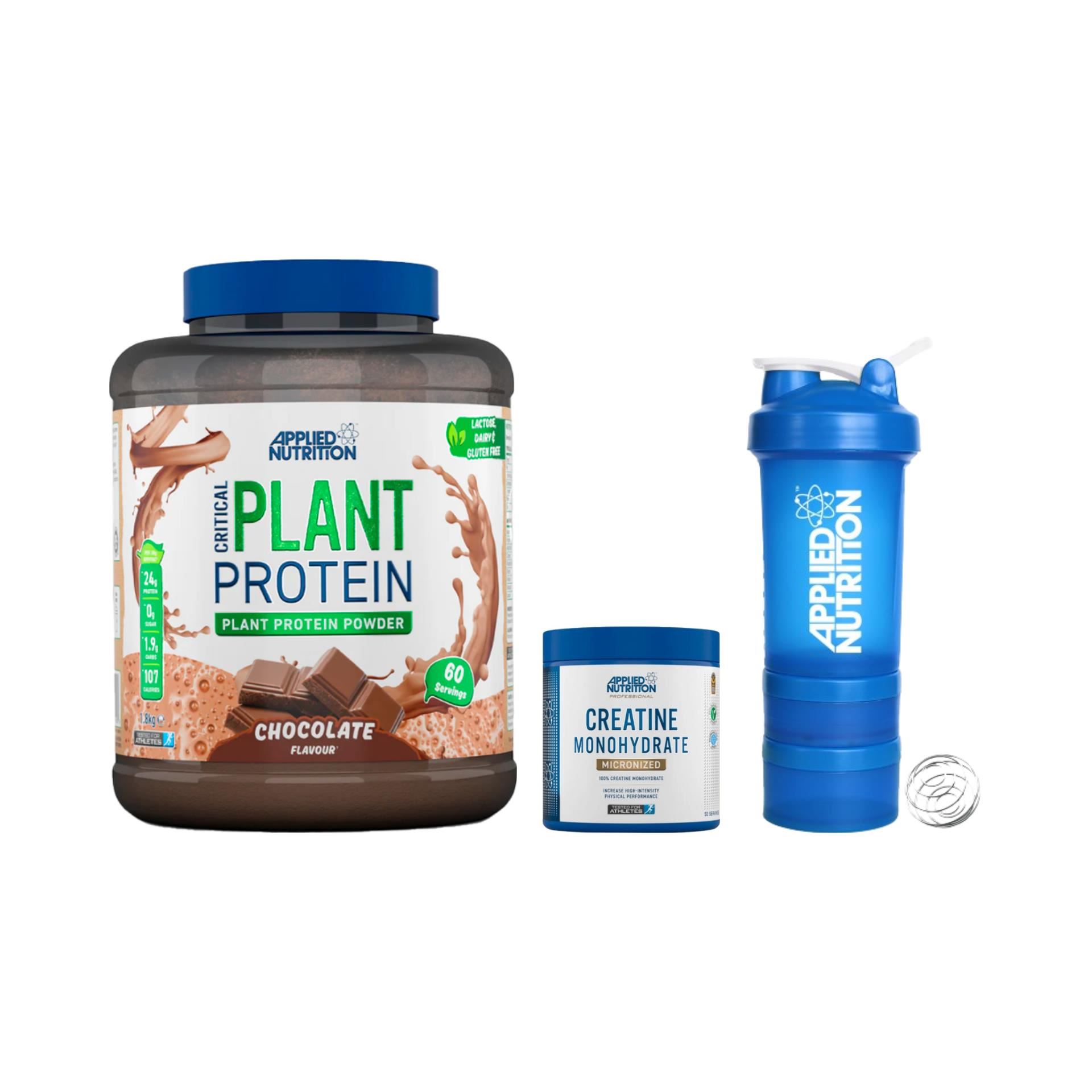 Proteína Vegana Critical Plant 1.8 kg. + Creatina 250 gr.