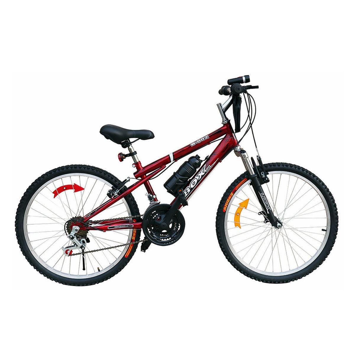 Bicicleta Box MTB con Susp. Delantera Aro 24 - Rojo