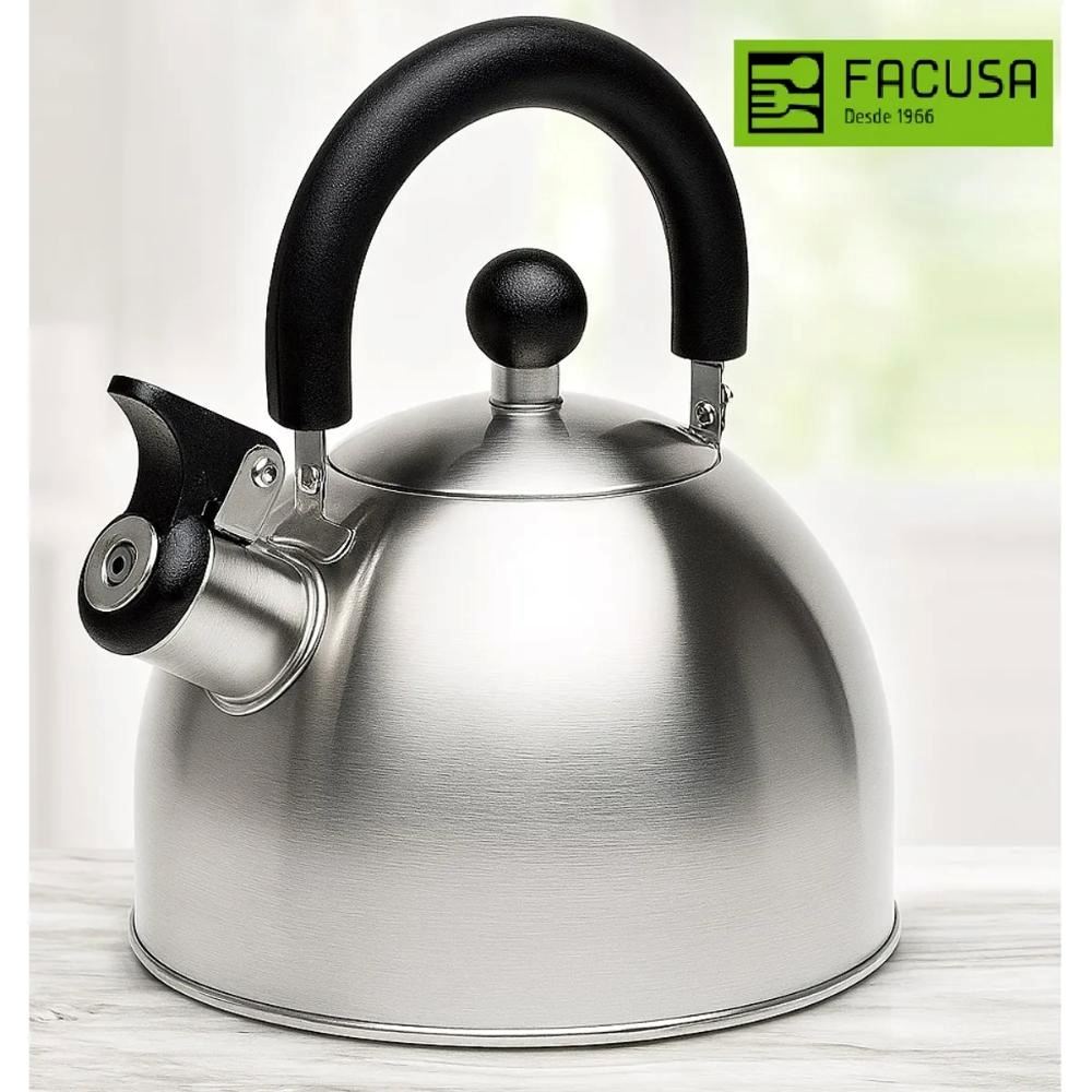 Tetera Facusa de 3 litros con Silbador - 100% Garantia