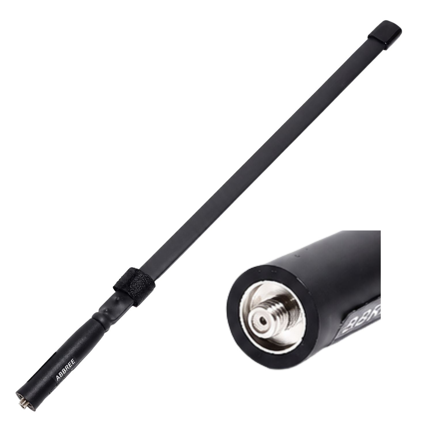 Antena Táctica 72cm SMA Female Alta Ganancia 5.2dBi Para Radios Baofeng Quansheng TYT