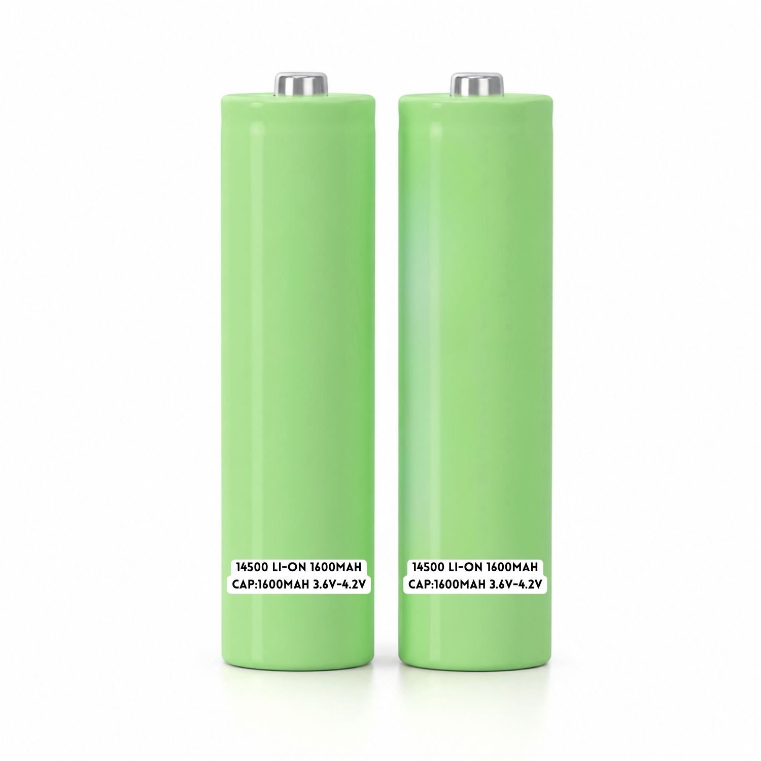 Batería Recargable 14500 Li-ion 1600mAh 3.7V Para Linternas LED y Dispositivos Pack x2