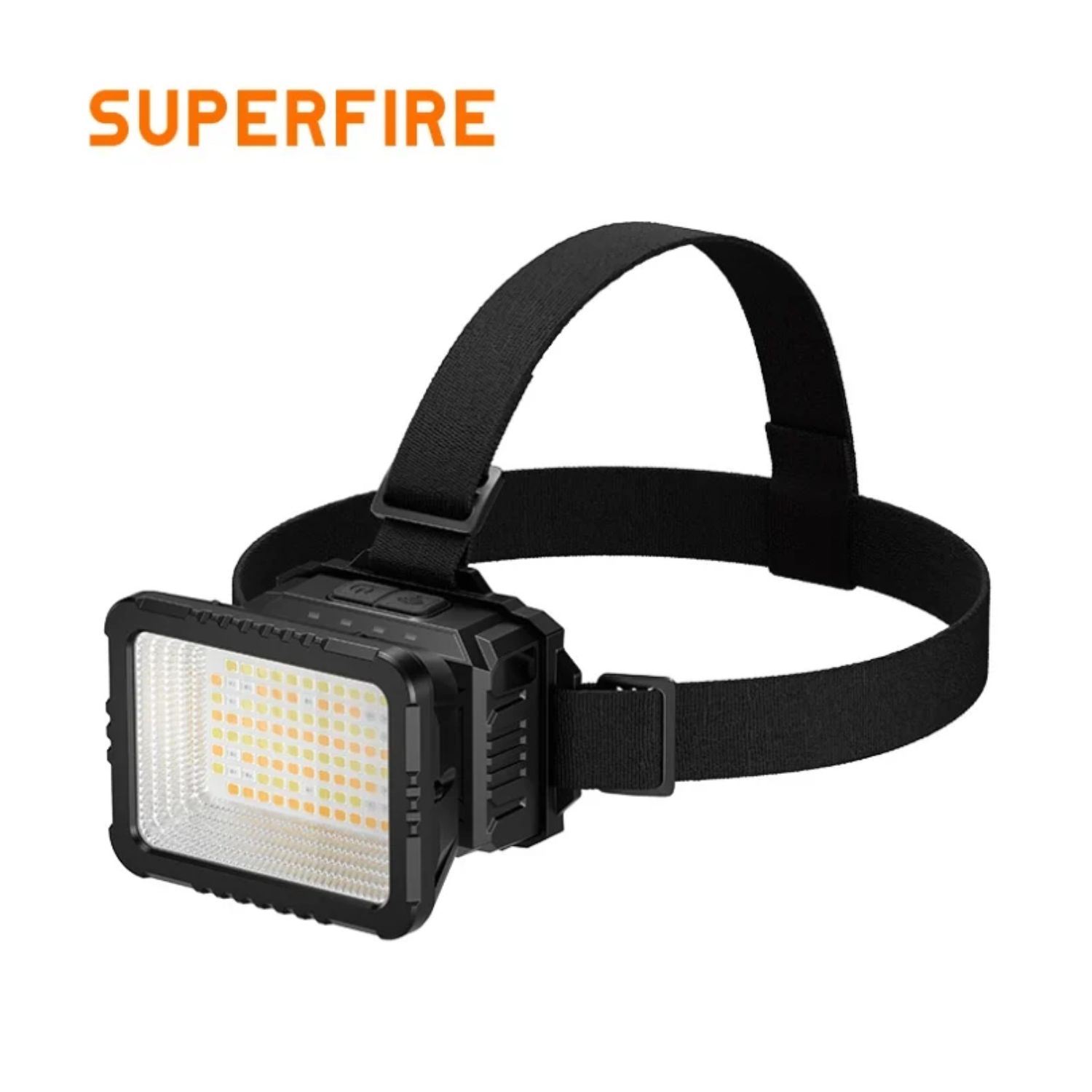 Linterna Frontal Recargable 700LM Con Sensor Inteligente 100 LED USB C Luz Blanca Amarilla Roja