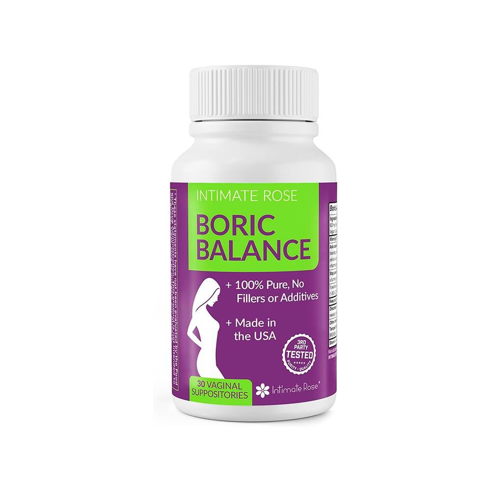 Intimate Rose Acido Bórico Supositorios X 30 Cápsulas Vaginales 600mg