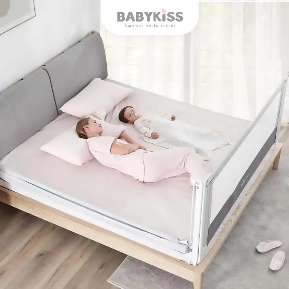 BARANDA DE SEGURIDAD PARA CAMA BEBES Y NIÑOS 1 METRO - GRIS