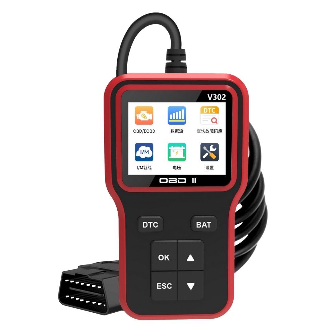 Scanner OBD2 V302 con Pantalla a Color Diagnóstico Completo