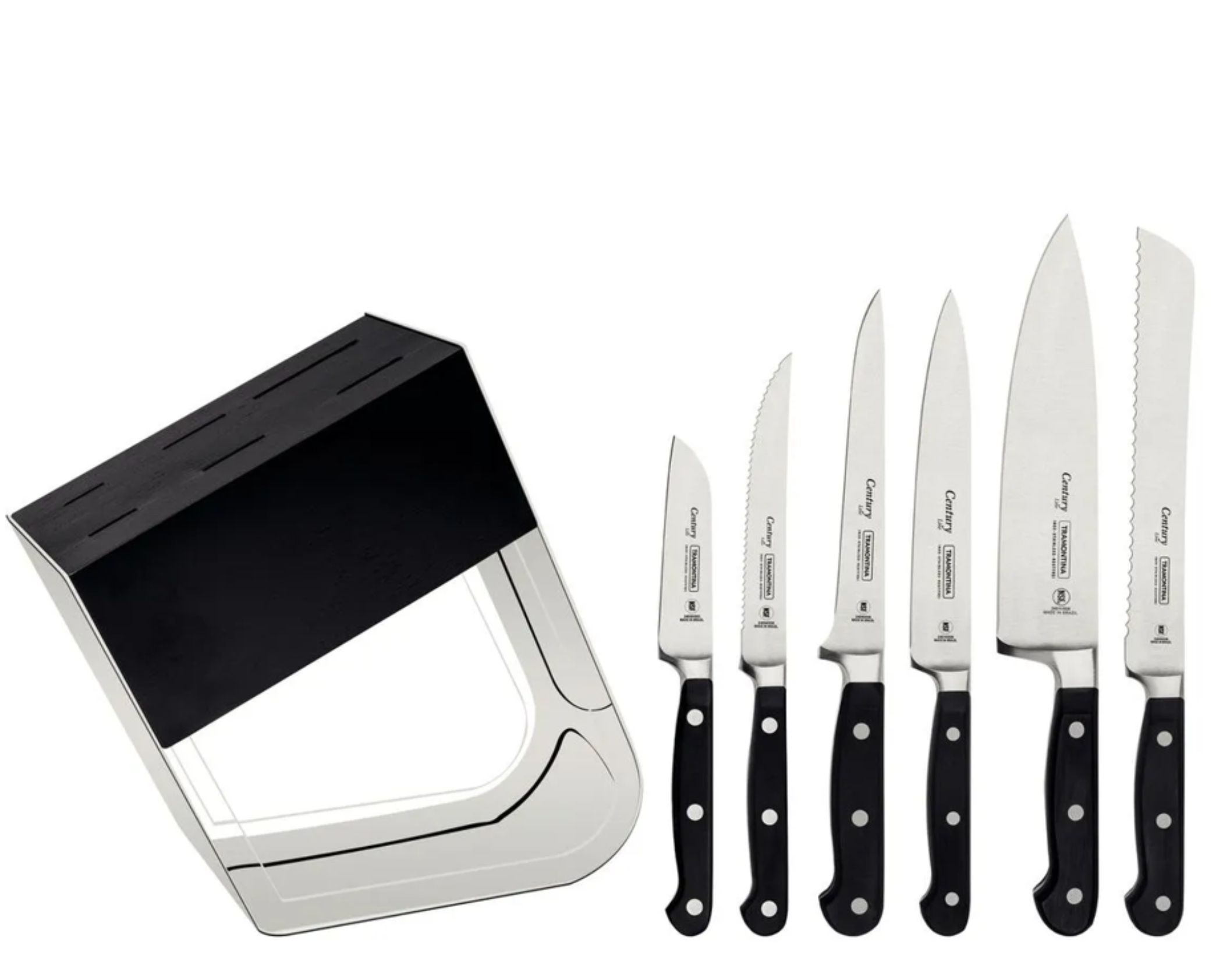 Juego de Cuchillos Tramontina Century Acero Inoxidable 7 Piezas 24099016