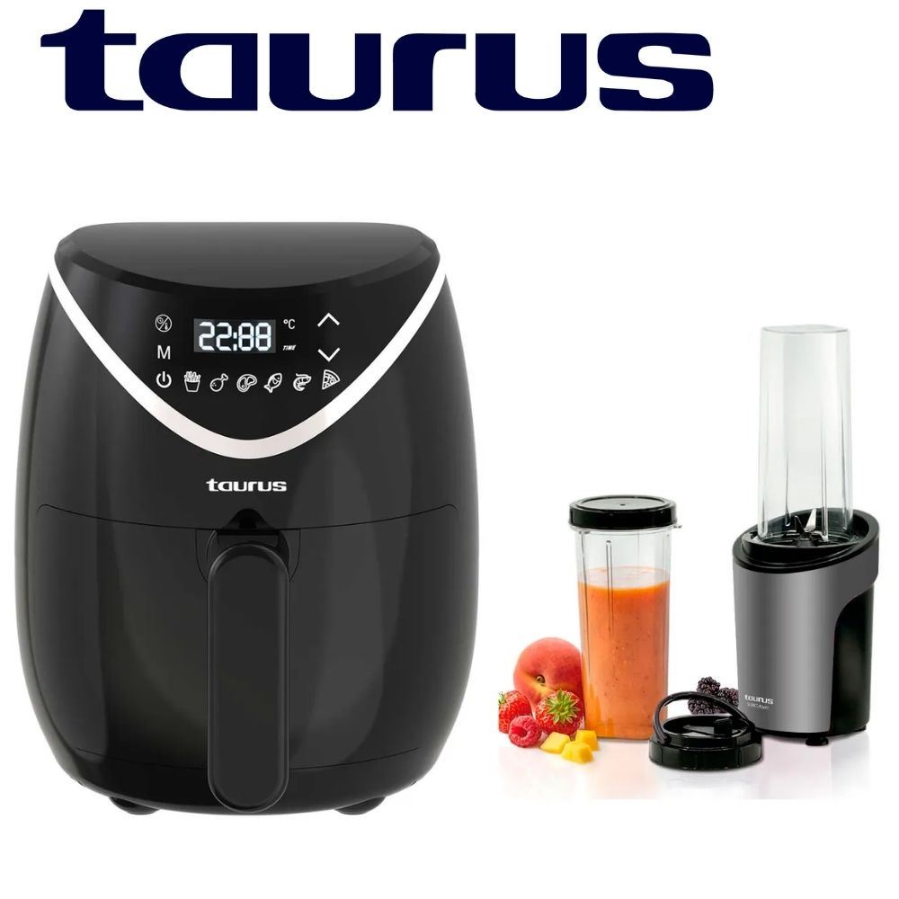 Combo Taurus Freidora Black Fryer II con Licuadora Shake Away 2.0