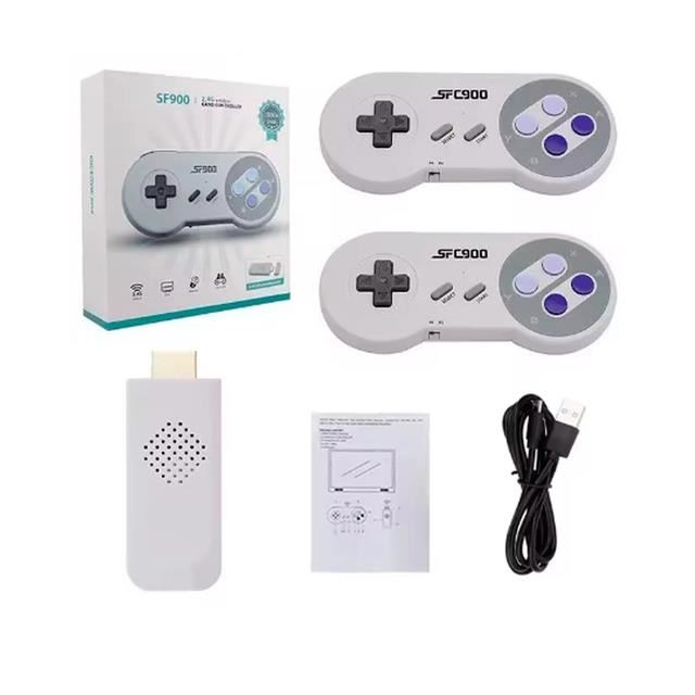 CONSOLA SF900 PARA SUPER NINTENDO, MANDO INALÁMBRICO DE 16 BITS, 4700 JUEGOS RETRO, HD