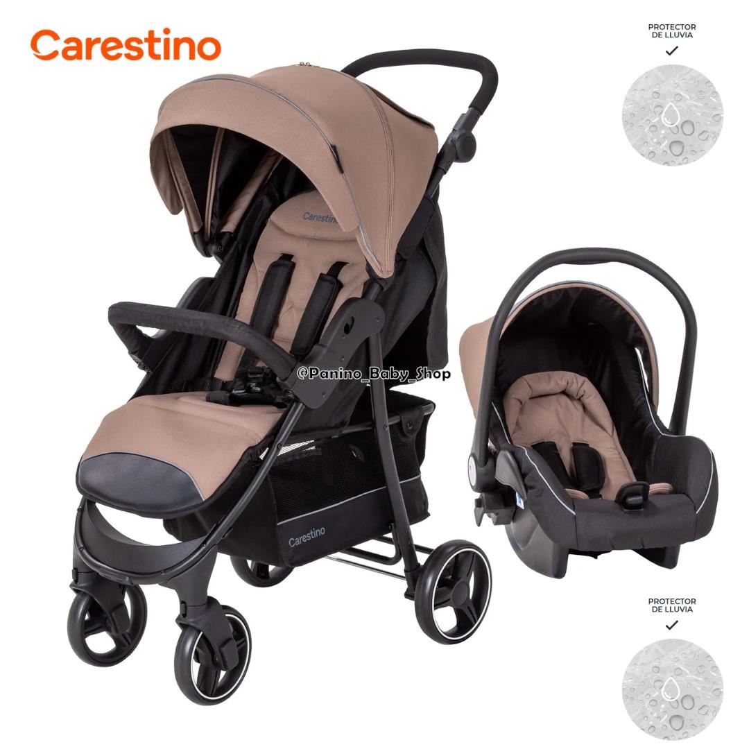 Coche Cuna Travel System CARESTINO -CITY TRAVEL V3- Beige