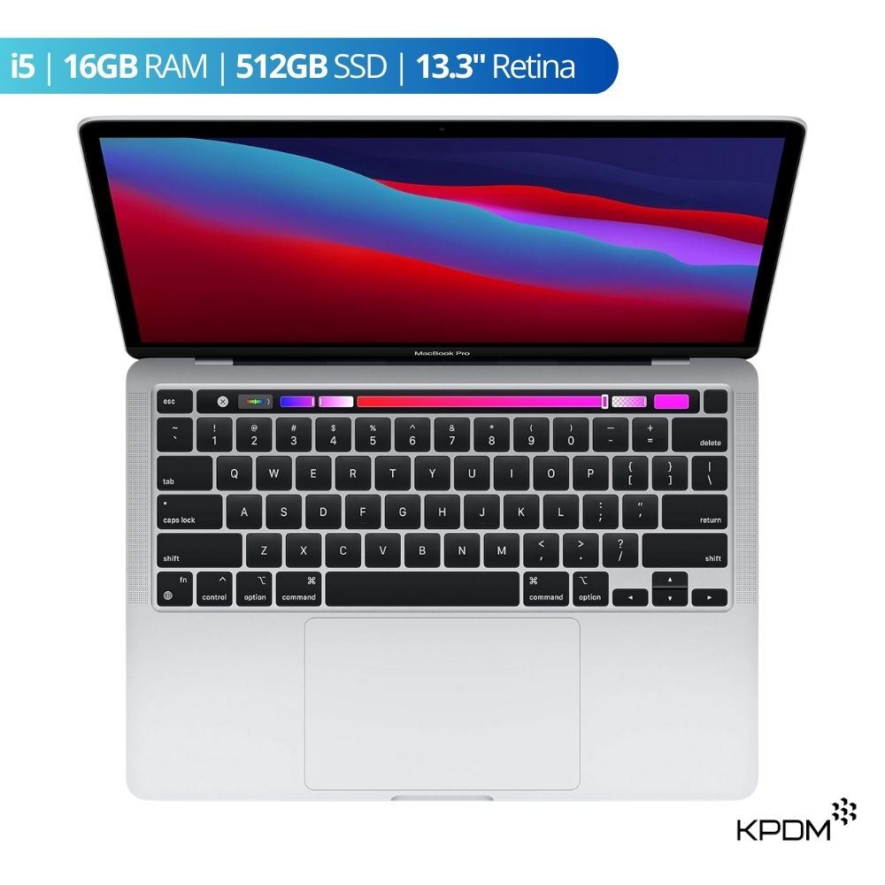 Laptop MacBook Pro 2019 Touch Bar i5 16GB 512GB 13.3" - Plateado - Reacondicionado - Grado A