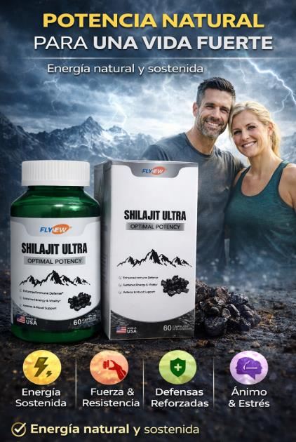 SHILAHIT ULTRA - SUPLEMENTO ENERGIZANTE Y REVITALIZANTE 60 CÁPSULAS