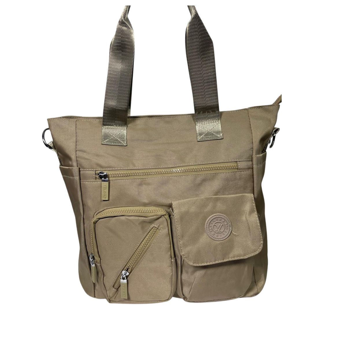 Bolso cruzado Mediano para mujer Beige