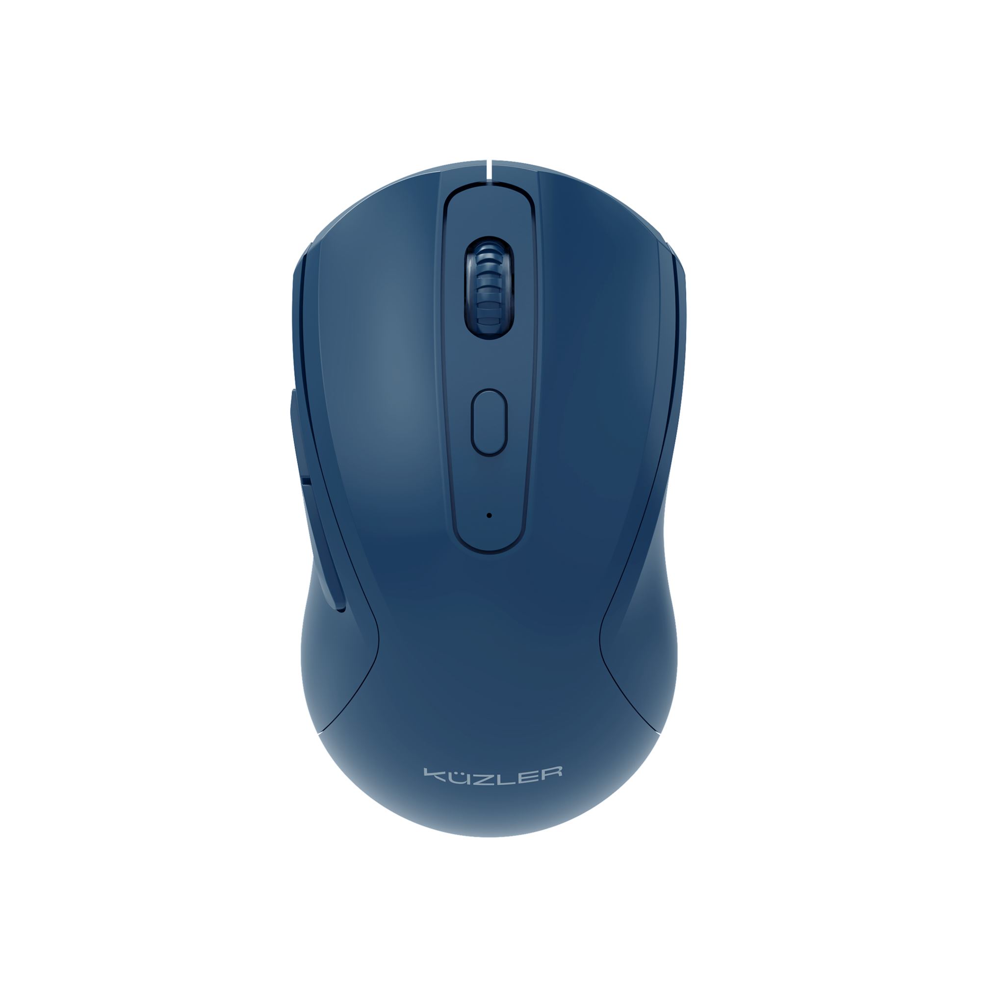 Mouse Azul ergonómico recargable Bluetooth USB silencioso Kuzler FONZ-101A