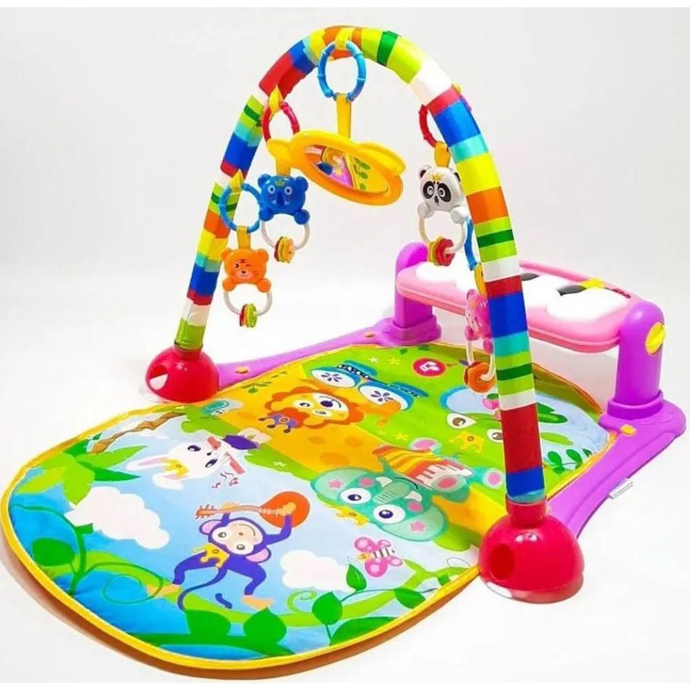 Gimnasio Rosado Huanger Selva 3 en 1 con Piano Musical
