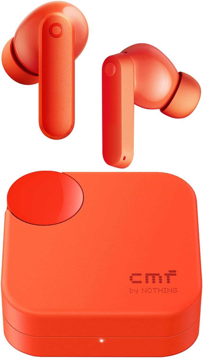 CMF Buds 2A Auriculares Inalámbricos Bluetooth con Cancelación Activa de Ruido 42 dB ANC - Rojo
