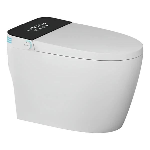 Inodoro inteligente Premium Blanco + Tapa Asiento y Accs 680X400X450 - Fratelli Premium