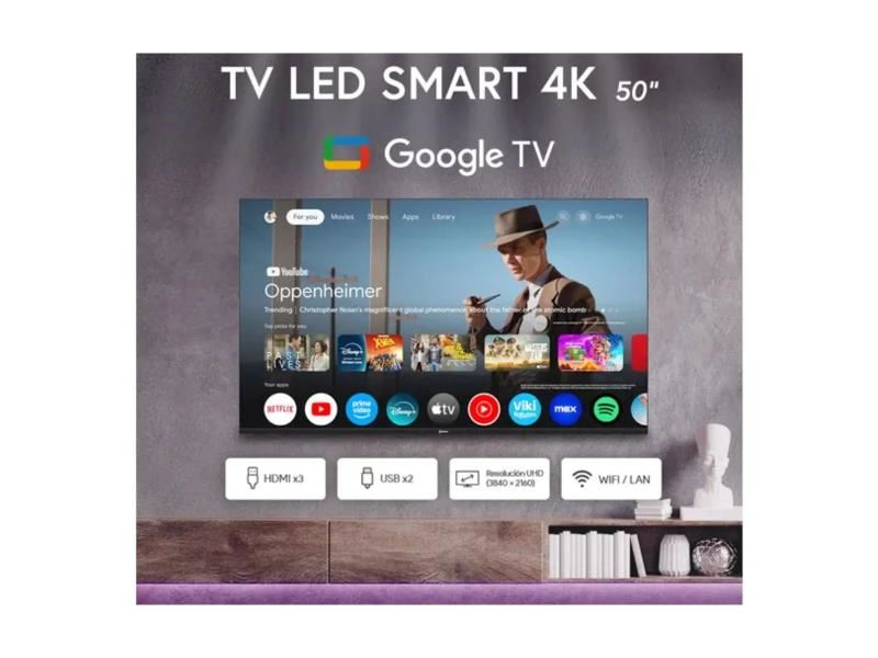 Televisor Miray LED 4K UHD Smart 50 MK50-E2000GBT