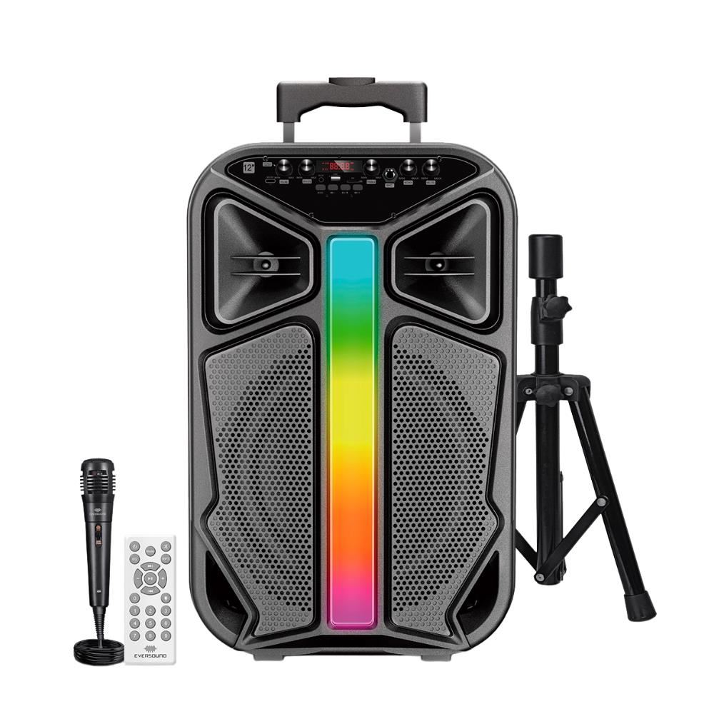 Parlante Bluetooth Eversound Lyrico 12” – EV 6000T con Micrófono Alámbrico