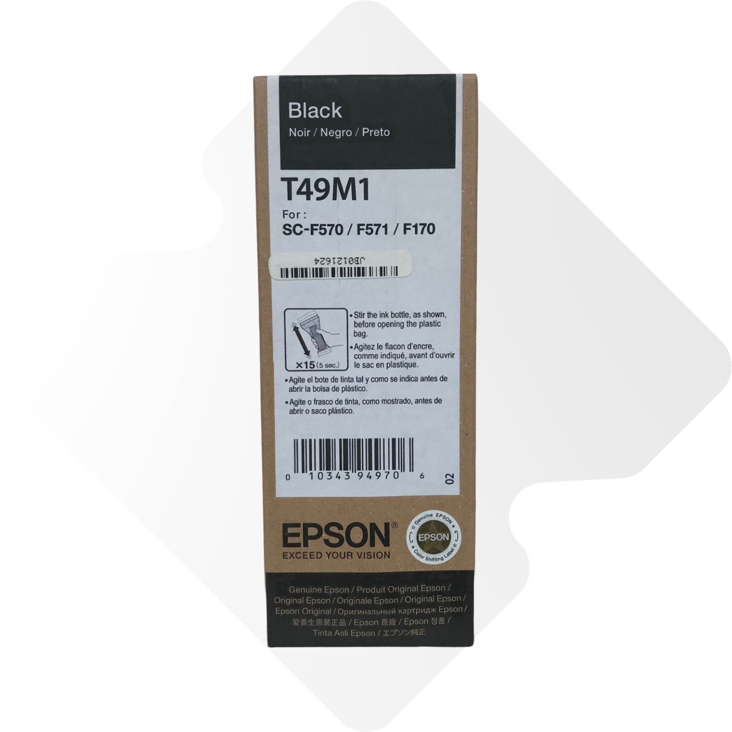 Tinta Original Epson T49M120 Negra 140 ml