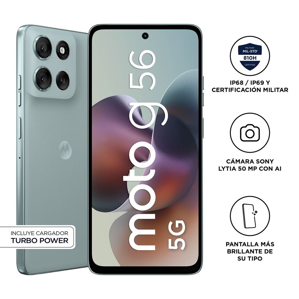 CELULAR DESBLOQUEADO MOTOROLA G56 XT2529-1 GRIS