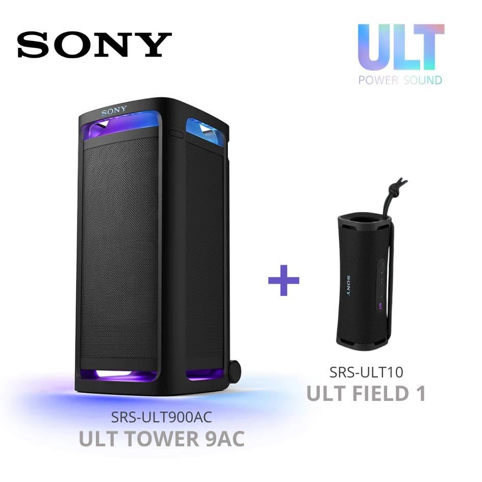 Parlante Bluetooth SONY ULT TOWER 9AC/SRS-ULT900AC + Parlante Bluetooth SONY SRS-ULT10
