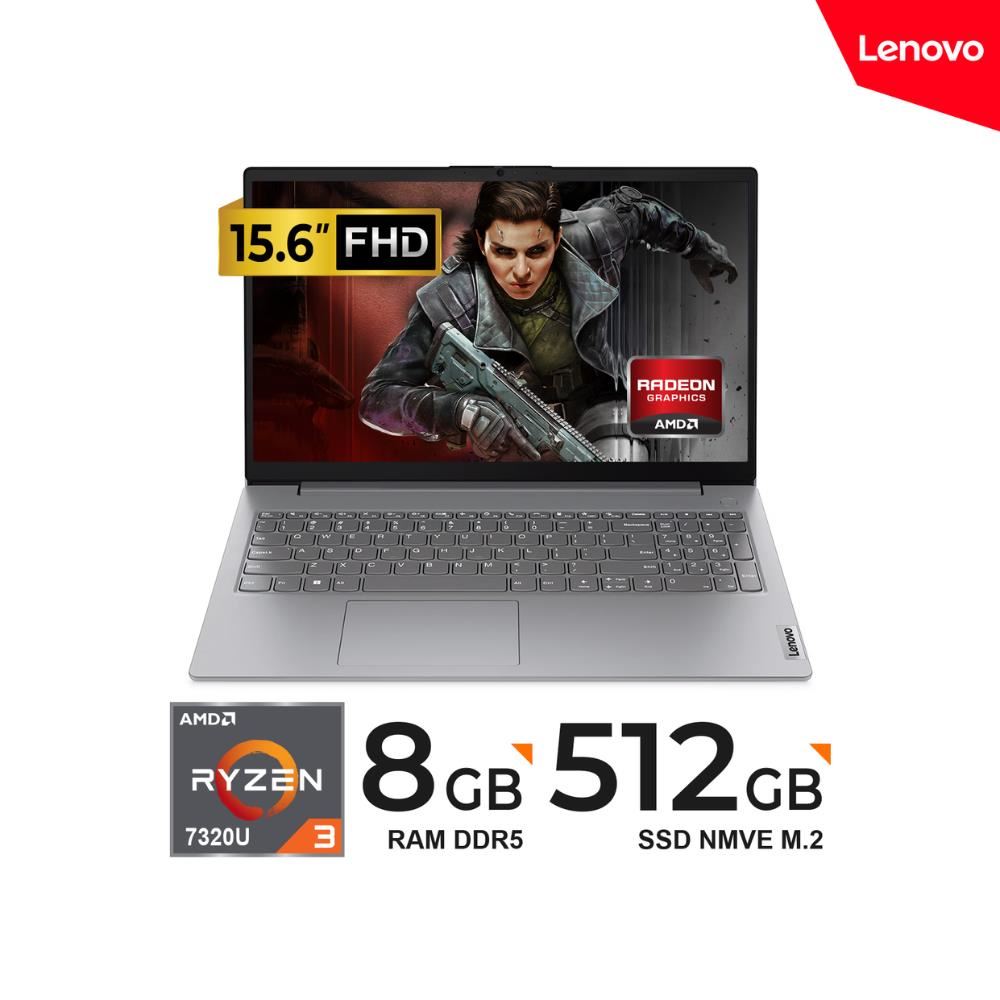 LAPTOP LENOVO V15 G4 AMN 15.6" FHD AMD Ryzen 3 7320U / 8GB DDR5 / 512GB M.2