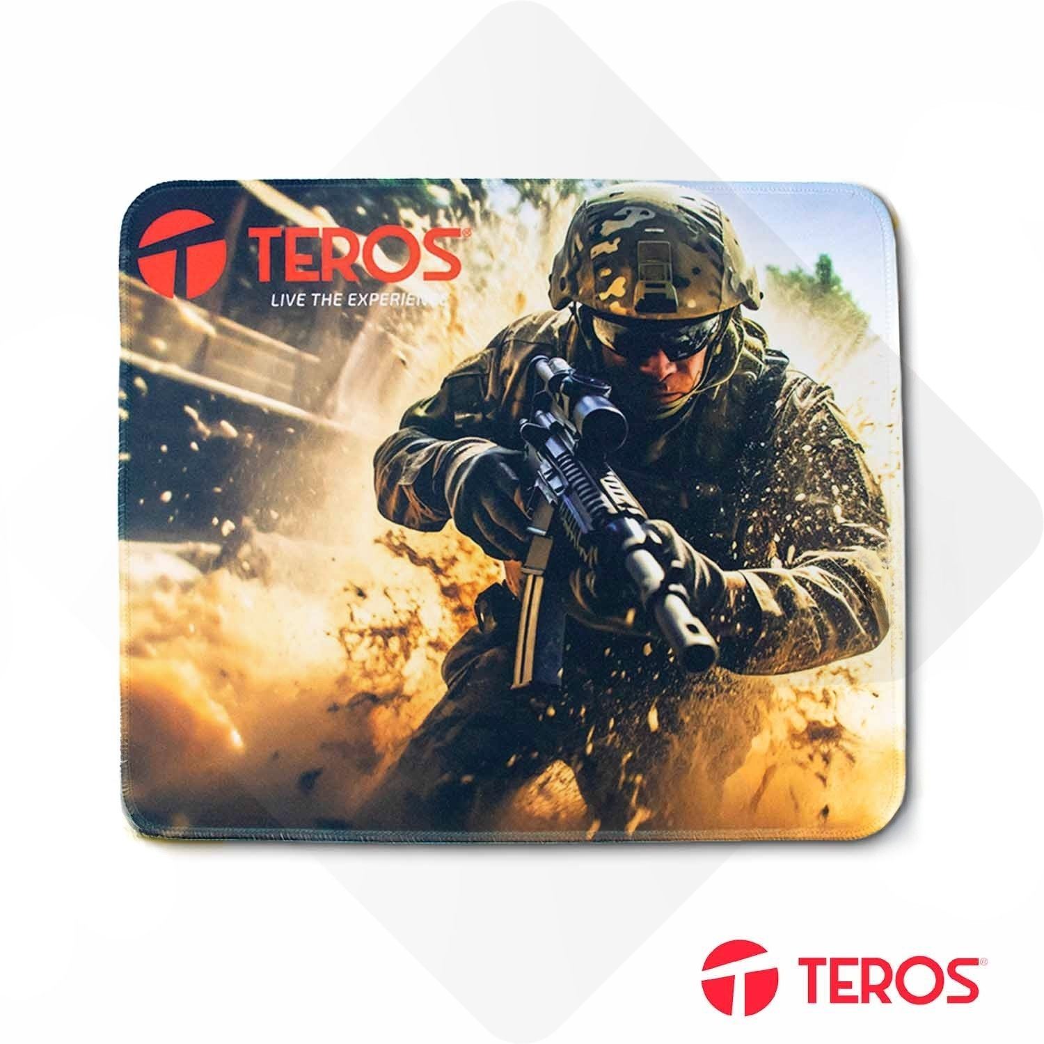 Mousepad Teros TE-3018S Diseño Impreso 32 x 27 cm