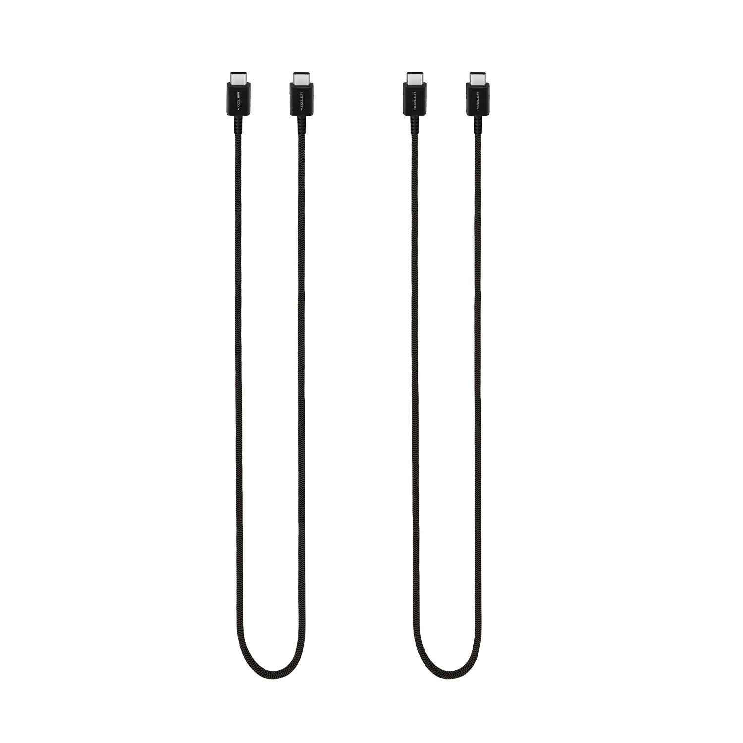 Pack 2 Cables METEOR-3A 60W 1m Nylon Carga Rápida