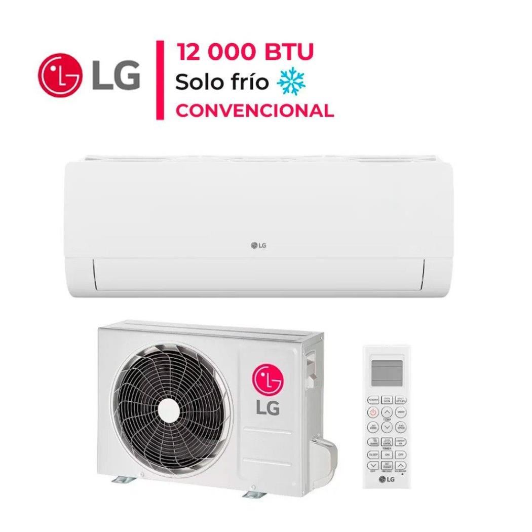 Aire Acondicionado LG 12000 BTU FrÍo Solo On/Off