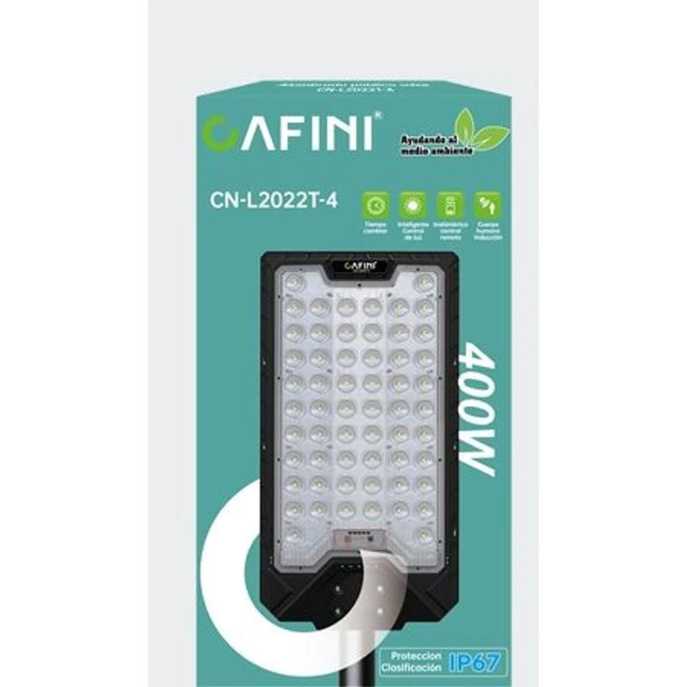 REFLECTOR SOLAR 400W +COTROL SENSOR DE MOVIMIENTO IP67