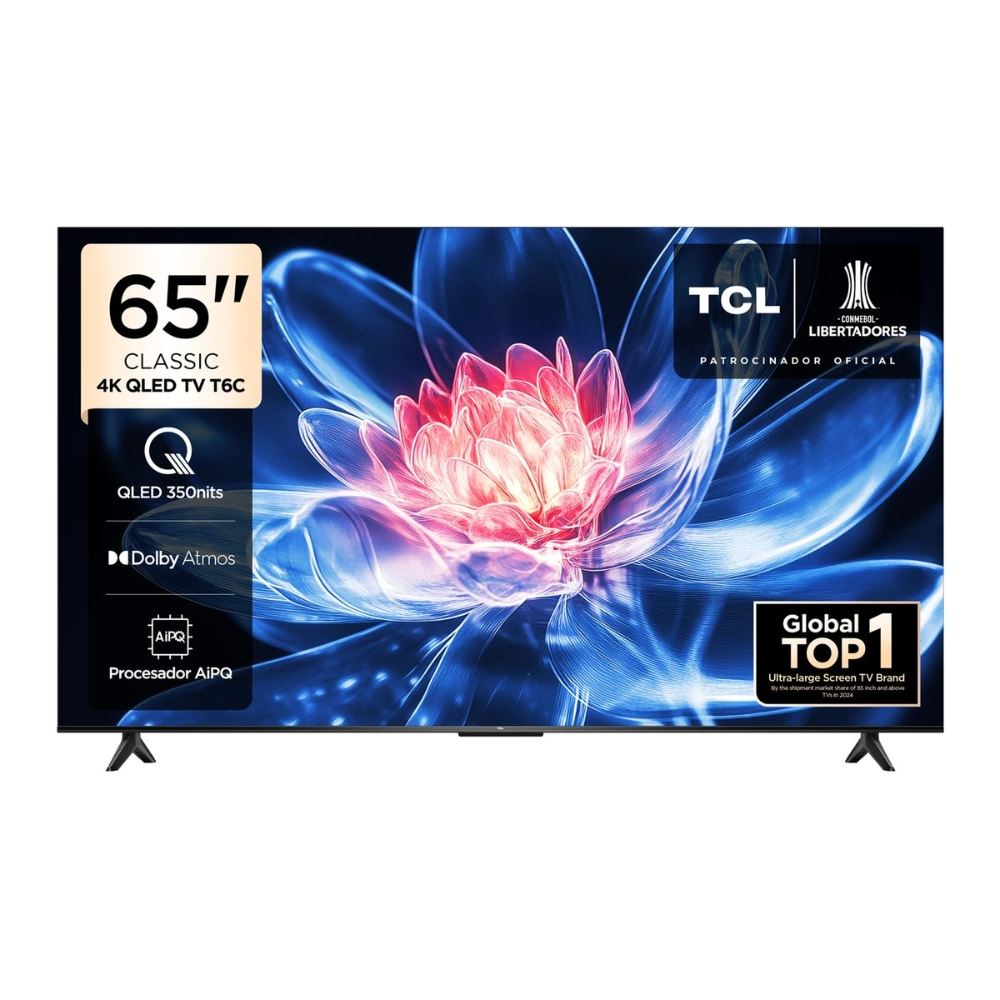 Televisor Smart TV TCL 65'' UHD 4K QLED GoogleTV 65T6C 2025