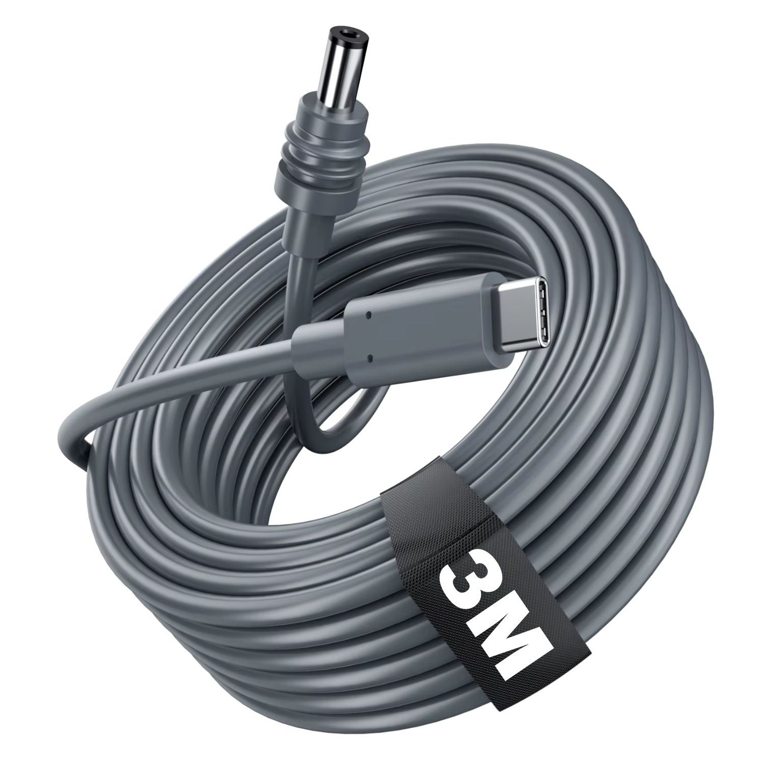 Cable USB-C PD A DC Para Starlink Mini 3 Metros 100W 20V 5A 18AWG Resistente Al Agua