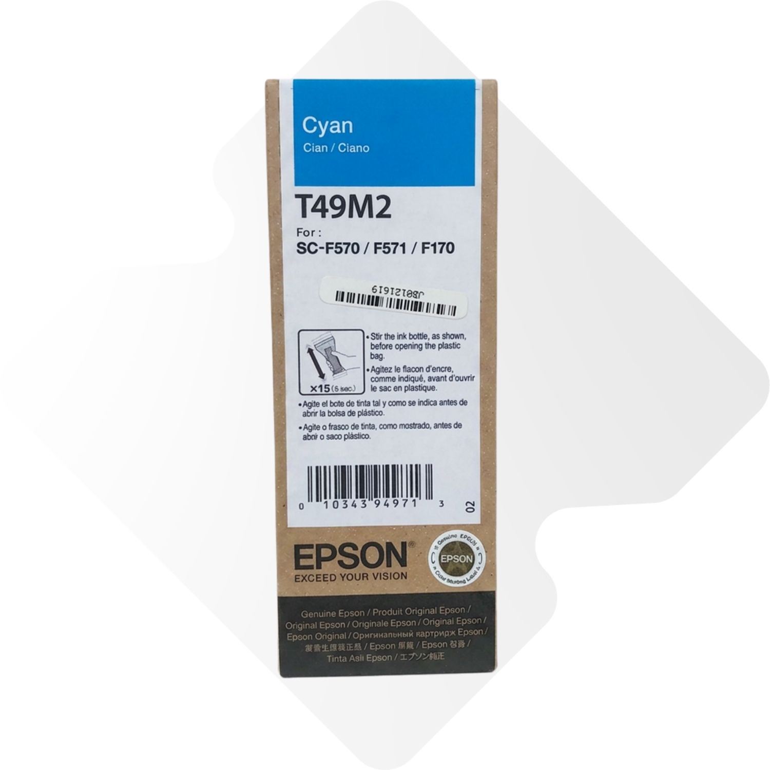 Tinta Original Epson T49M220 Cian 140 ml para SureColor