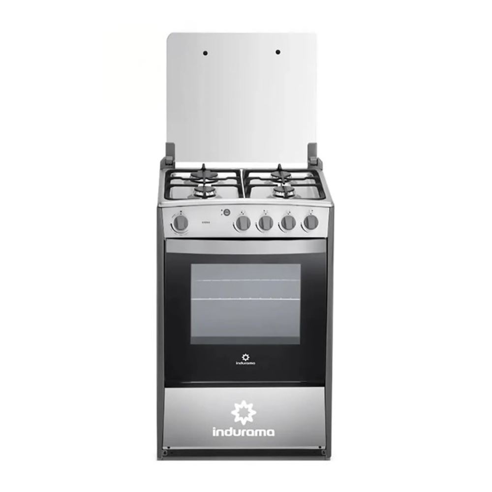 COCINA INDURAMA VIENA QUARZO CROMA 4 HORNILLAS