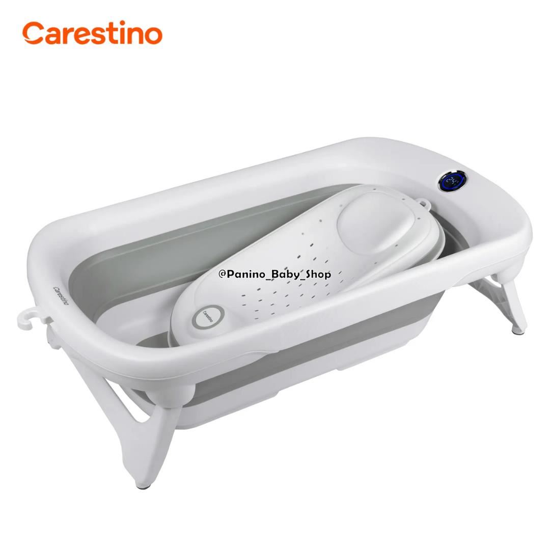 Bañera Plegable C-Termometro 50L CARESTINO -AMALFI- Gris