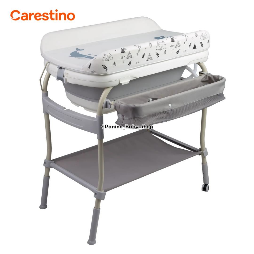 Bañera y Cambiador 2 Niveles CARESTINO -OASIS- Gris