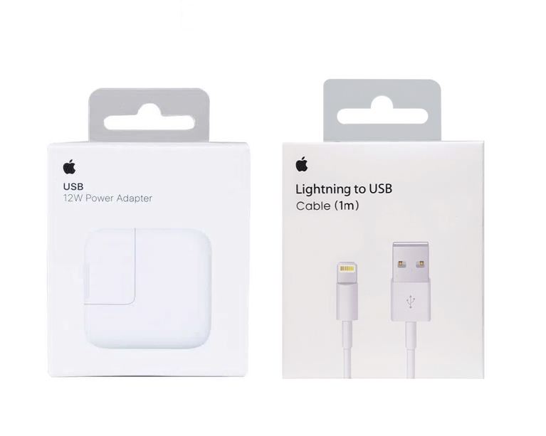 Cargador Completo Apple de 12W (Adaptador + Lightning)