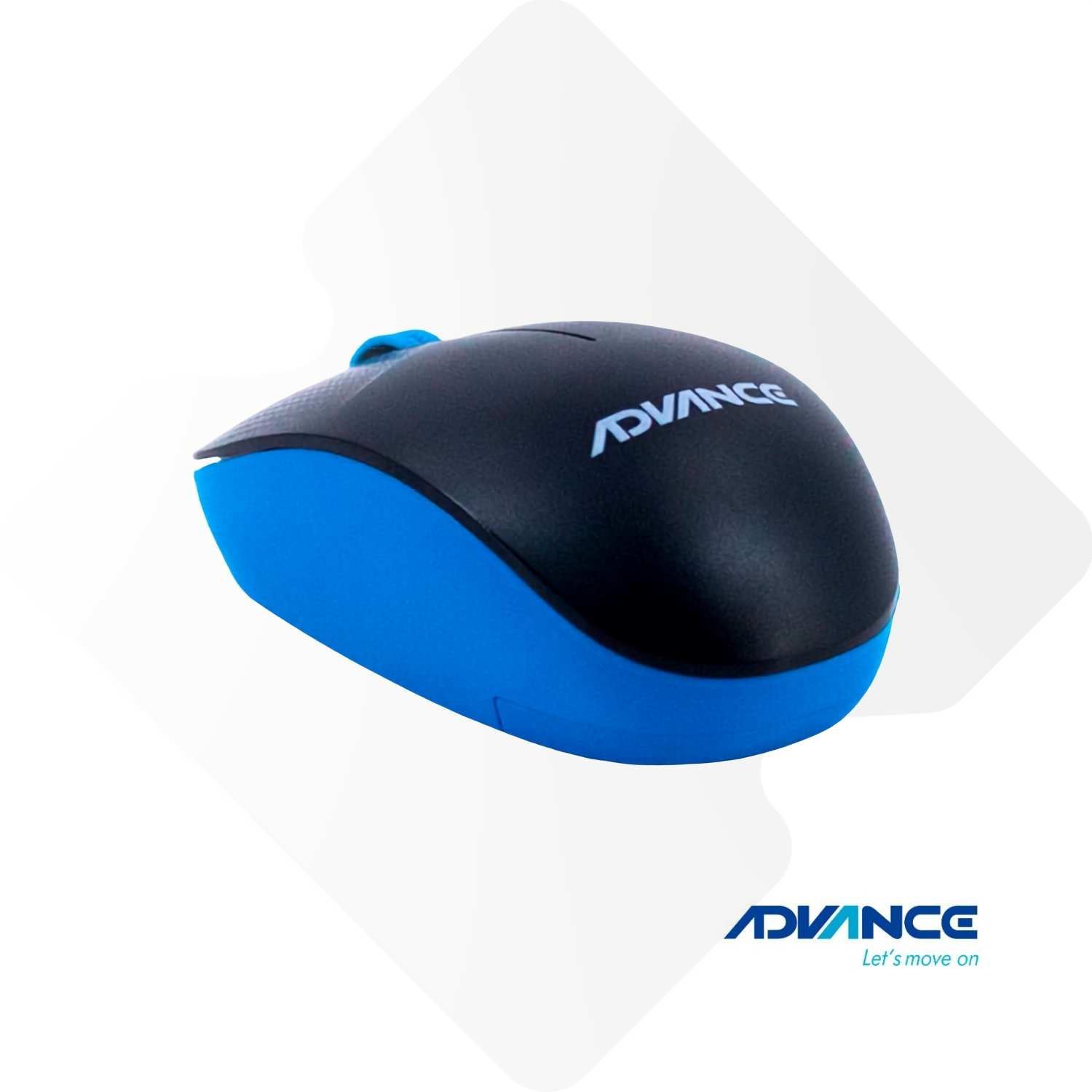 Mouse Inalámbrico Advance ADV-1238S Azul 1200 DPI