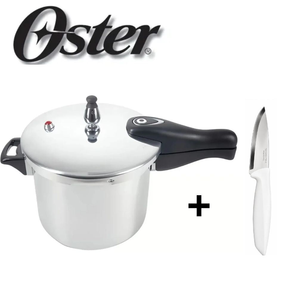 Olla Presion Oster Brissago 7 Lt + Cuchillo Tramontina nro 6