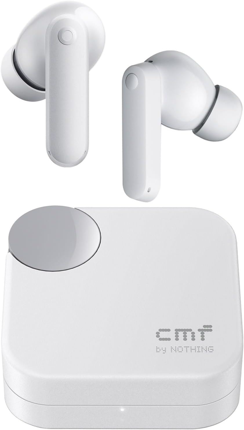 CMF Buds 2A Auriculares Inalámbricos Bluetooth con Cancelación Activa de Ruido 42 dB ANC - Blanco