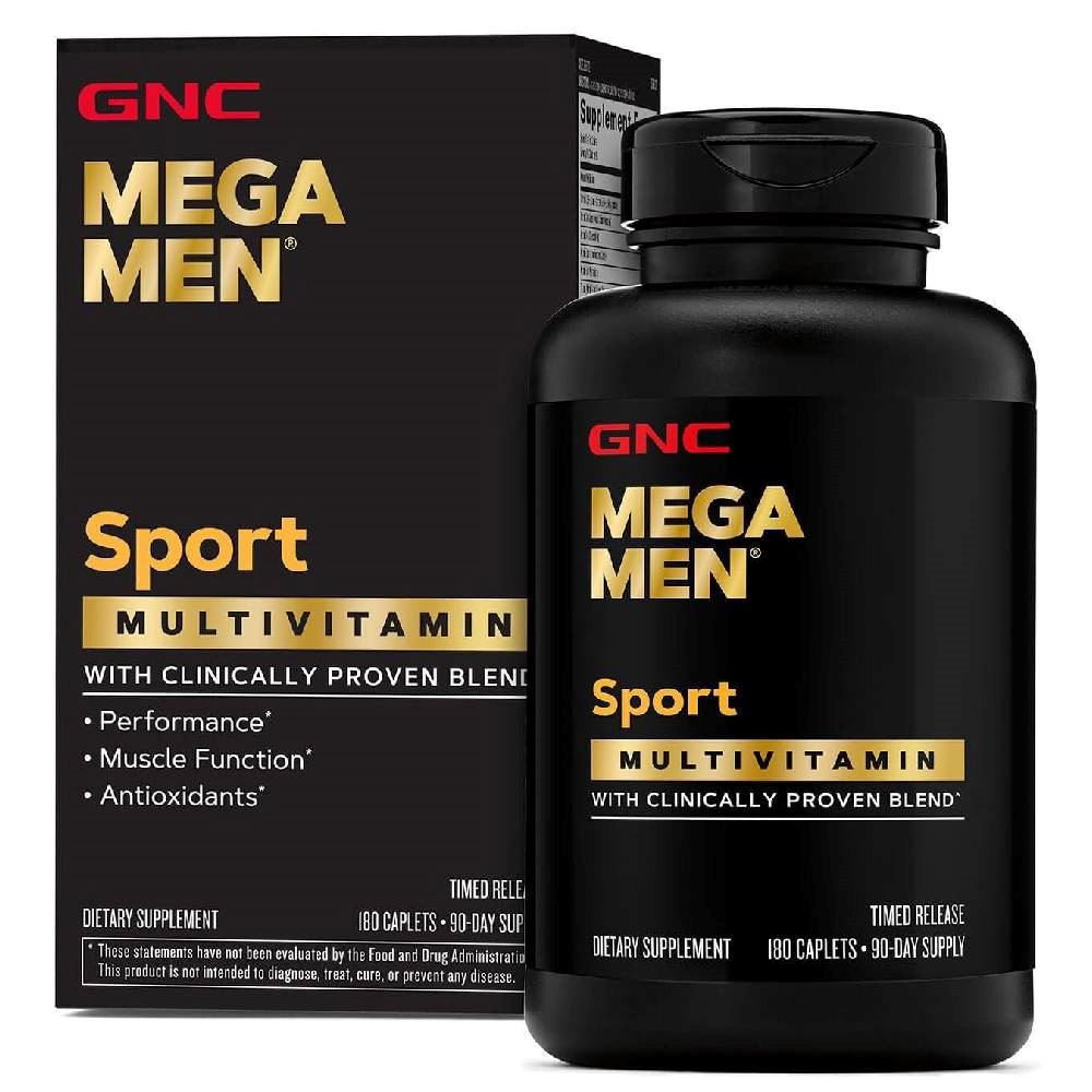 GNC Mega Men Sport Multivitamin 180 comprimidos