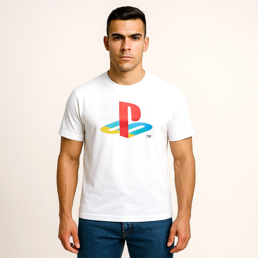 Polo Oficial PlayStation Blanco T: M