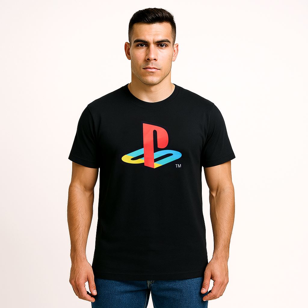 Polo Oficial PlayStation Negro T: M