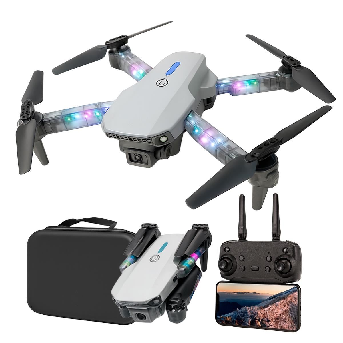 Drone E99 DMax WIFI con Doble Camara 4K Luz RGB